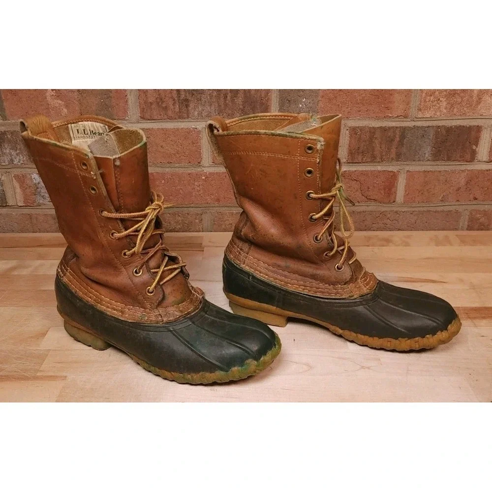 LL Bean Boot Vintage Main Hunting Mens Size 6 Narrow Rain Shoe